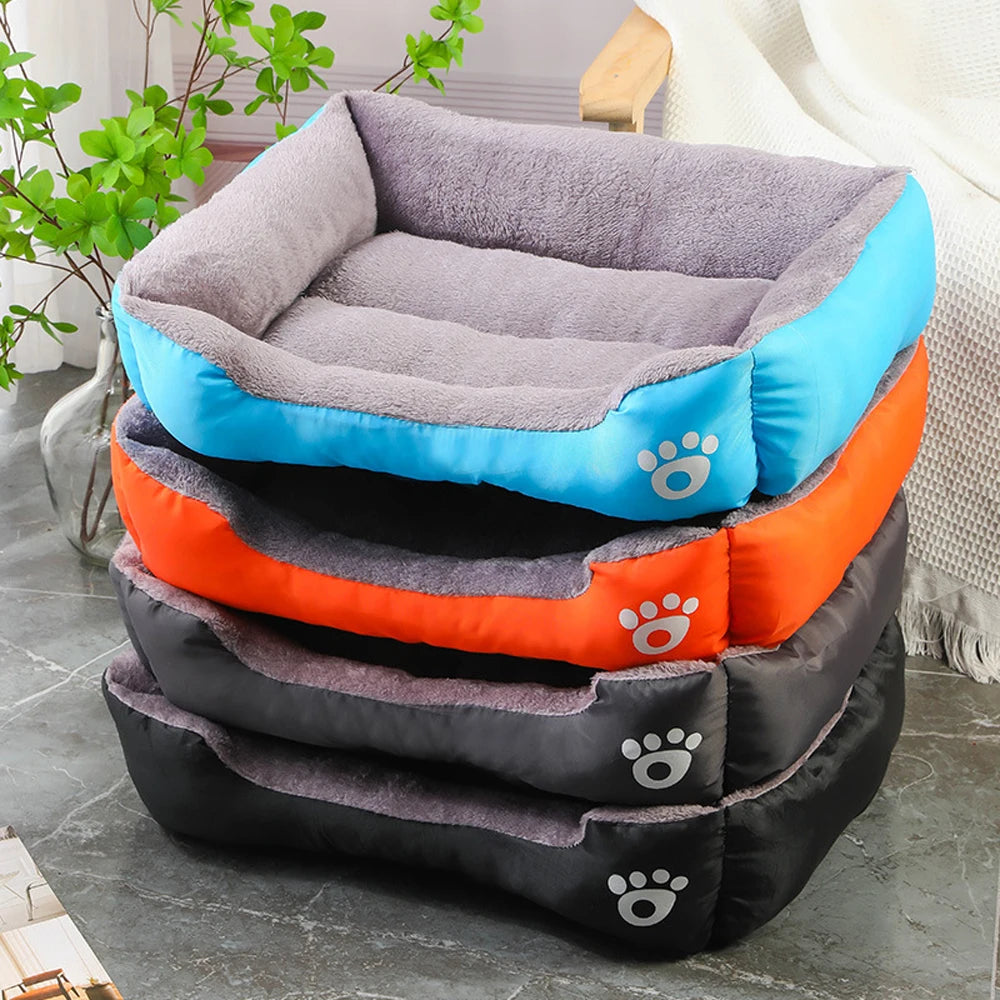 Premium Comfort Dog Bed - Washable & Warm
