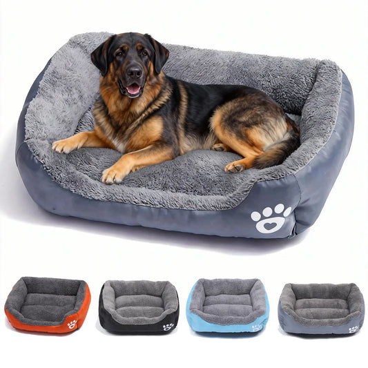 Premium Comfort Dog Bed - Washable & Warm